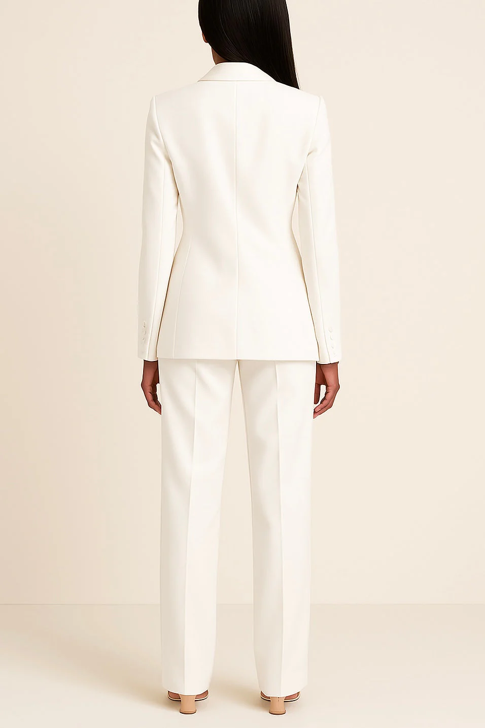 Business Formal Long Blazer with Trouser Set for Women - Image 7