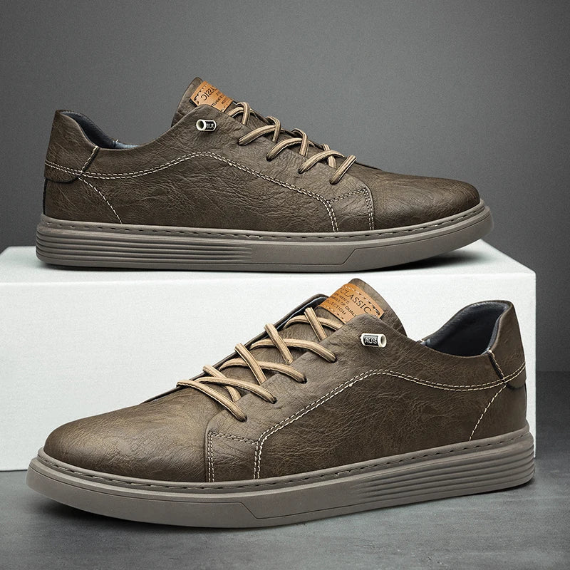 Retro Fashion Lace Outdoor Men's Sneakers - Image 4
