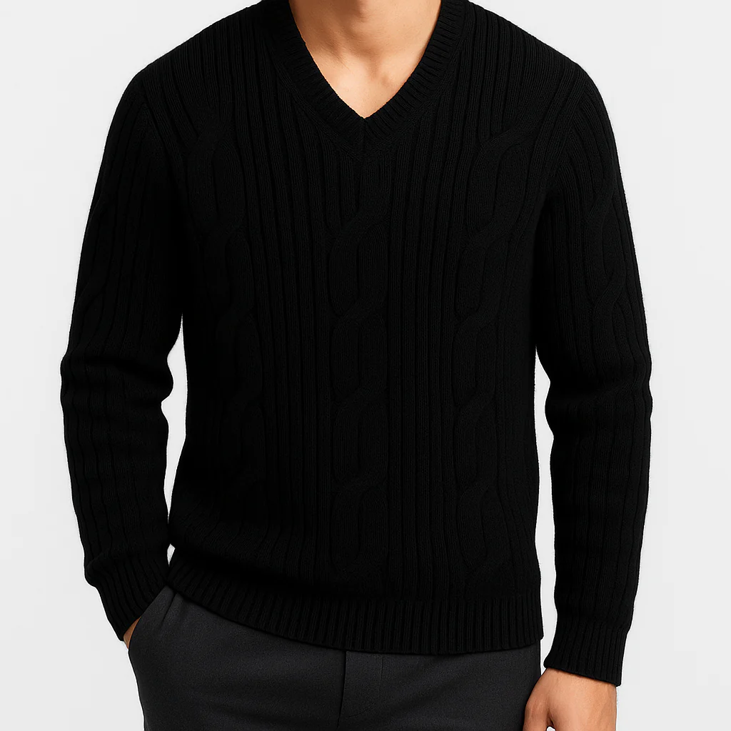 Cable Knit Sweater - Image 4