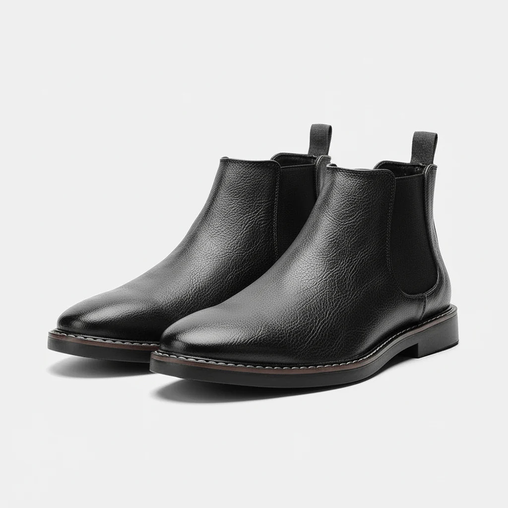 Elegant Leather Chelsea Boots - Image 6