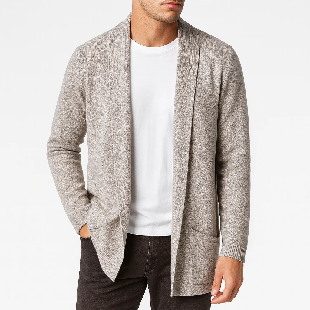 Open-Front Knit Cardigan - Image 4