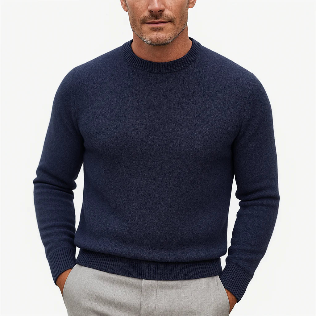 Wool Blend Knit Sweater - Image 3