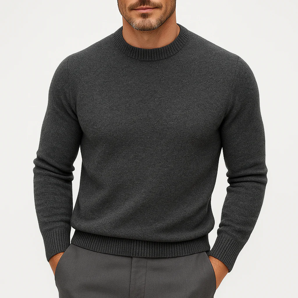 Wool Blend Knit Sweater - Image 4