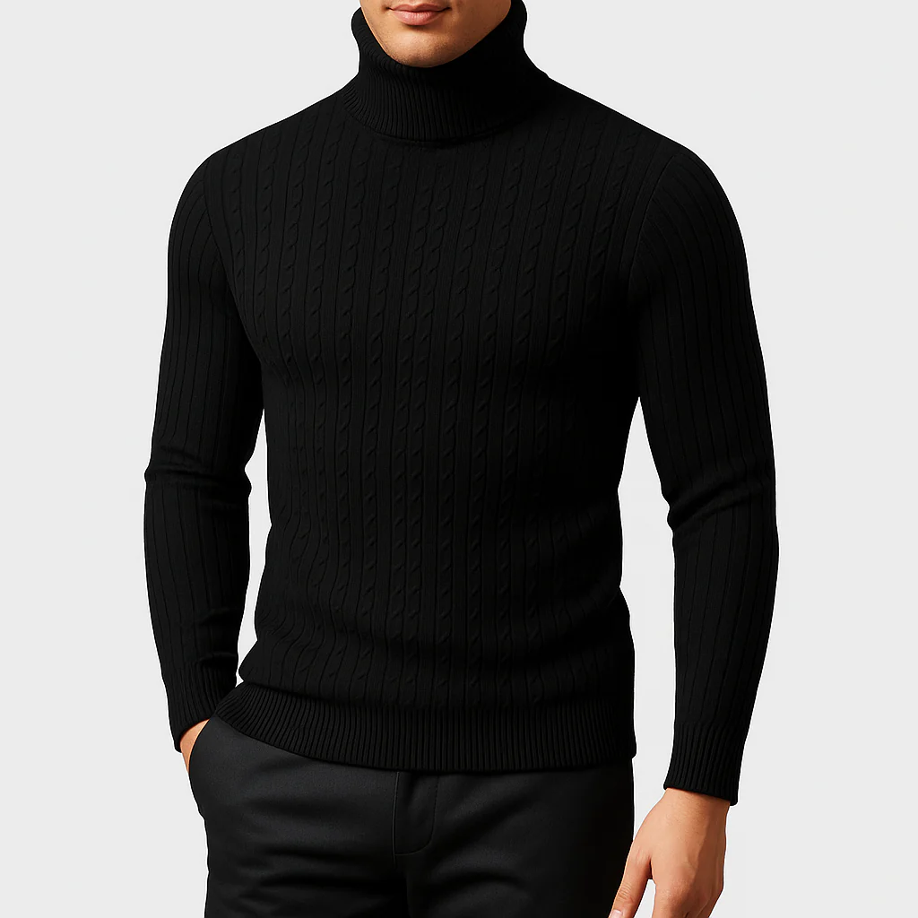 Wool Blend Turtleneck - Image 3