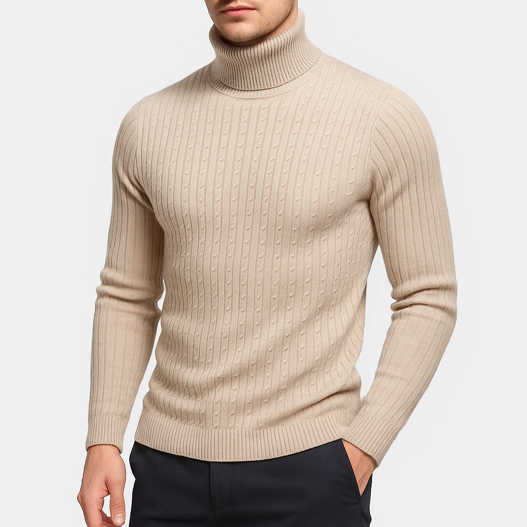 Wool Blend Turtleneck - Image 4