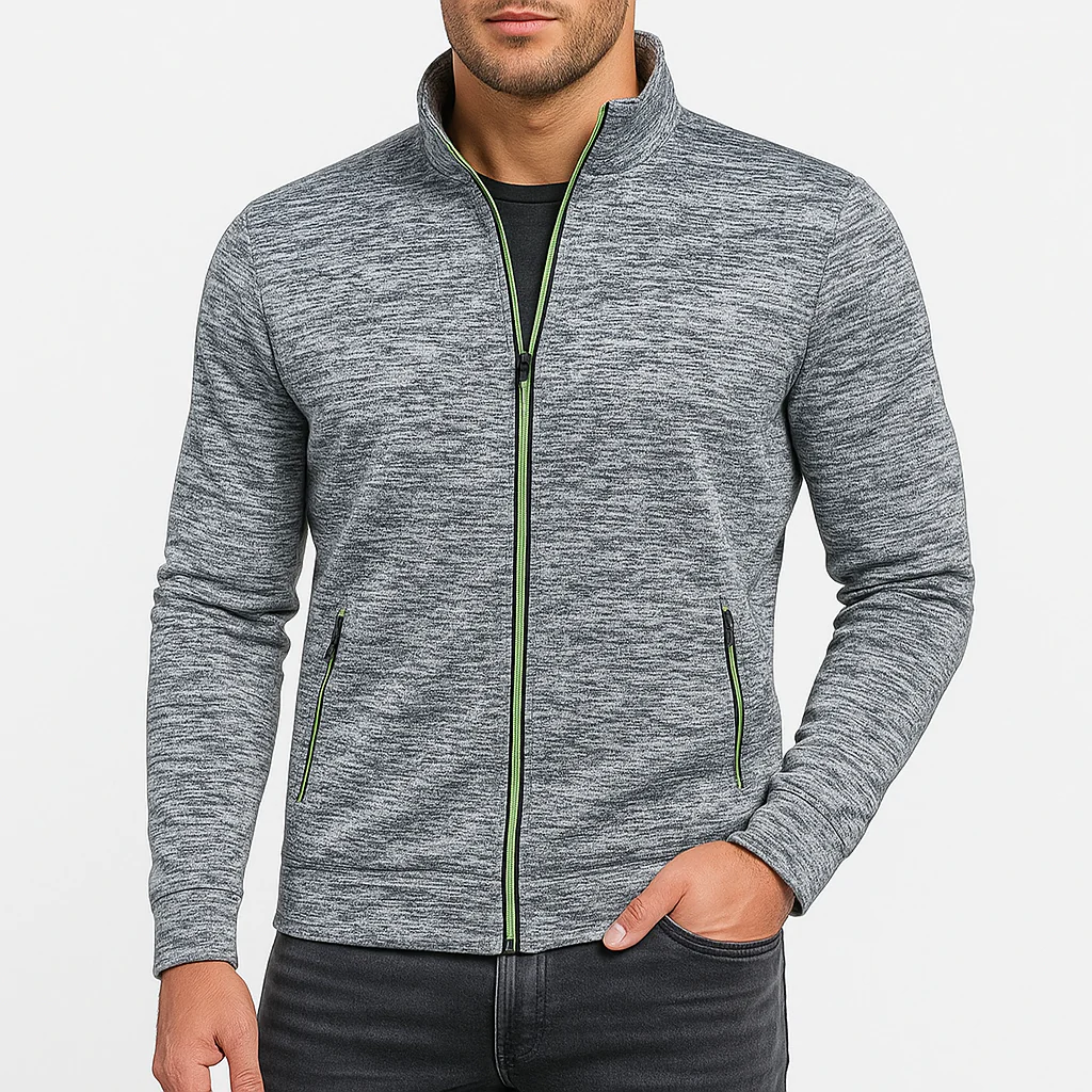 Zip Knit Cardigan - Image 3