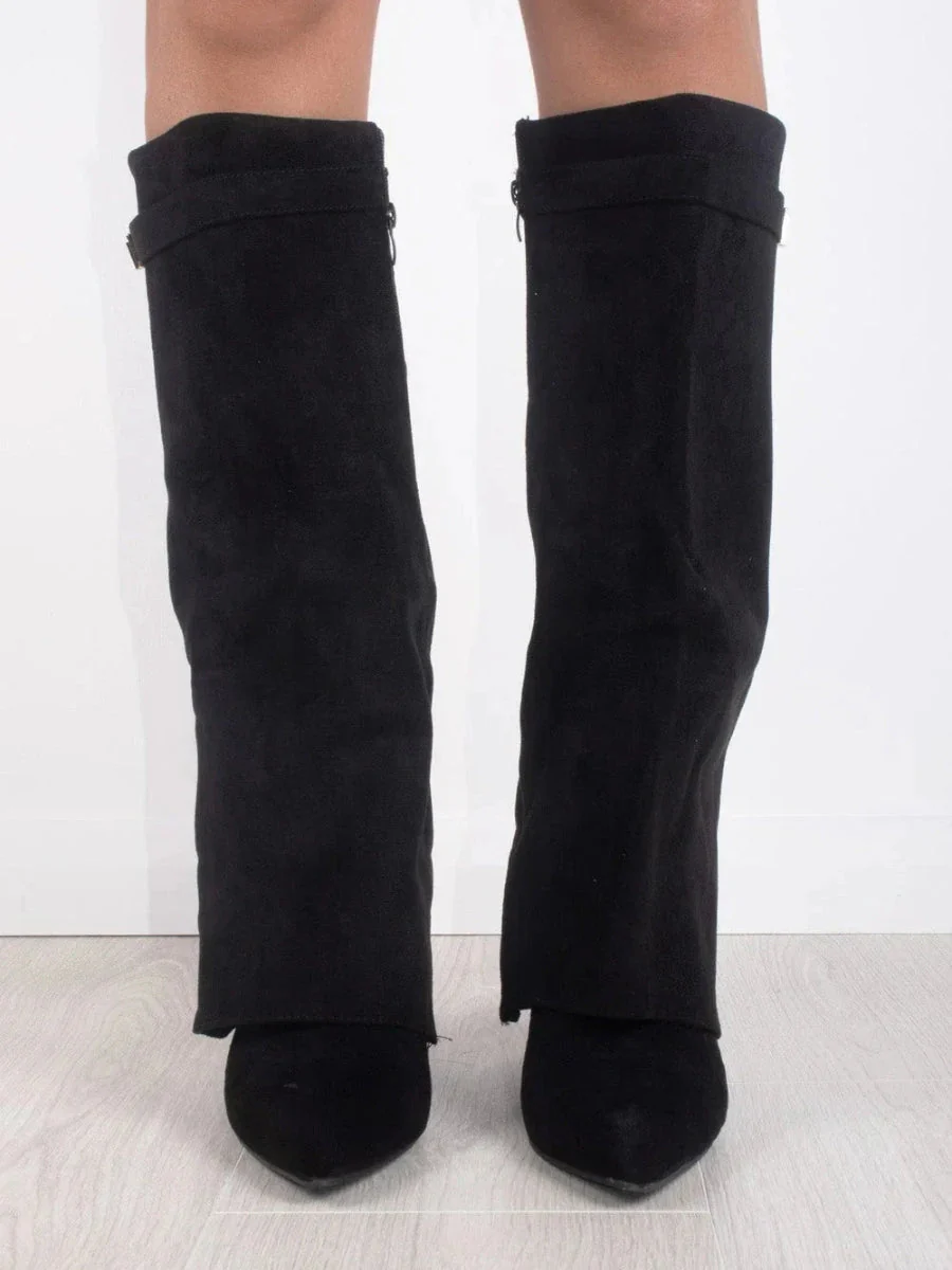 Women’s Outdoor Winter Buckle Thigh-High Boots - Image 4