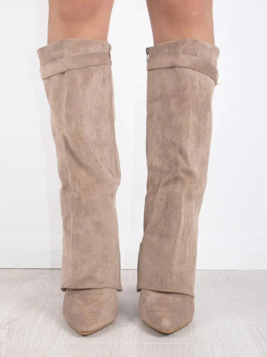 Women’s Outdoor Winter Buckle Thigh-High Boots - Image 7
