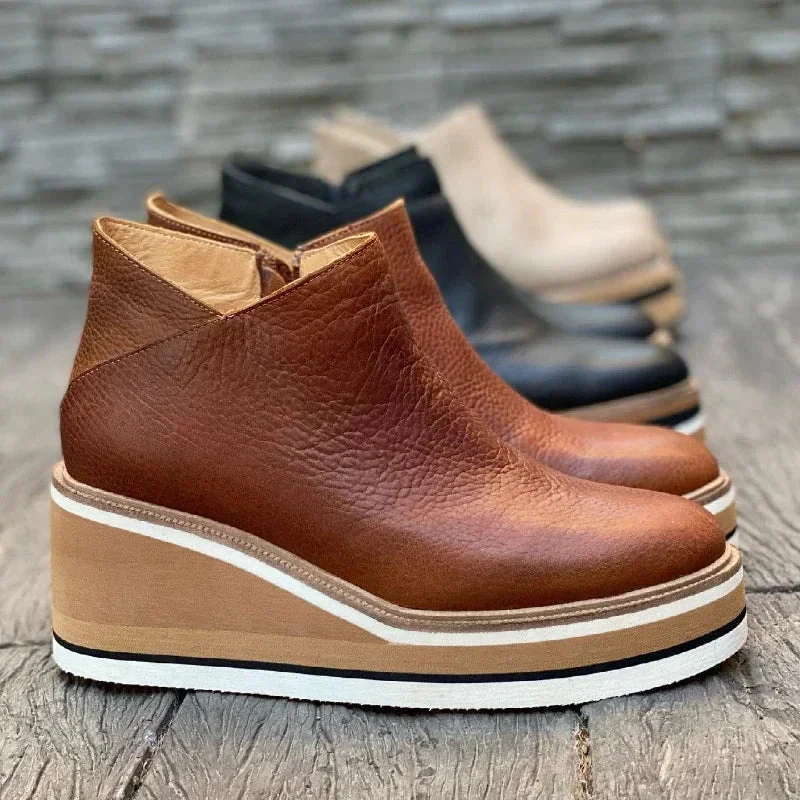 Women’s Platform Chelsea Boots Winter Height and Style - Image 3